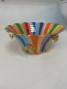 Hand Painted Small Serving Bowl