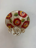 Rose Edged Flared Candy Dish