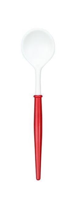 Bella Spoon - White/Red Handle