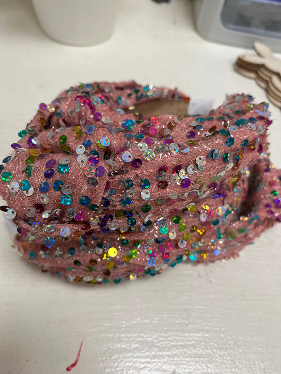 Multi-Color Sequin Heaband