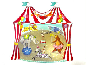 Diecut Circus Tent Placemats