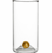 Highball Glass with Gold Ball