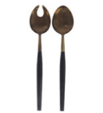 Black Mango & Bronze Salad Servers