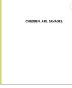 Children Are Savages Card