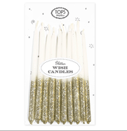 Glitter Beeswax Candles - Gold