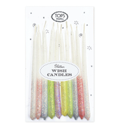 Glitter Beeswax Candles-  Pastel