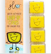 Alex Yellow Light-Up Cubes