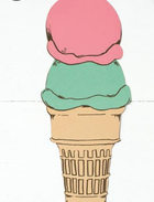 Ice Cream Cone Table Accents