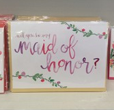 Maid of Honor Card