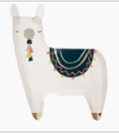 Llama Diecut Plates