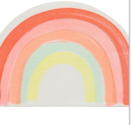 Neon Rainbow Diecut Napkins