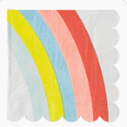 Rainbow Beverage Napkins