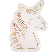 Magical Unicorn Diecut Plates