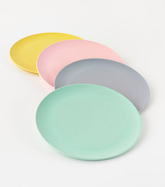 Pastel Bamboo Dinner Plate