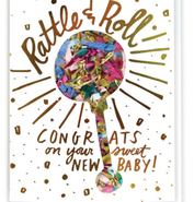 Rattle & Roll Confetti Card