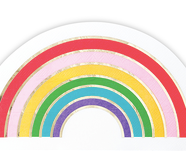 Rainbow Diecut Napkins