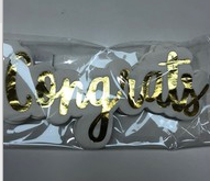 Congrats Diecut Napkins