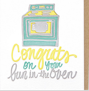 Bun In The Oven Card