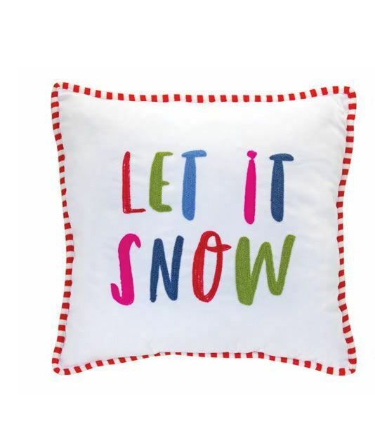 Let It Snow Throw Pillow