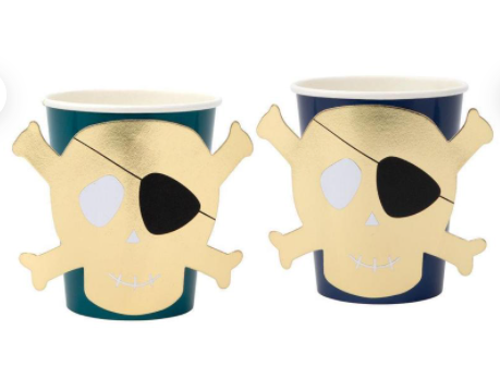 Pirate Skull Cups