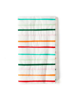 Multicolor Striped Guest Towels