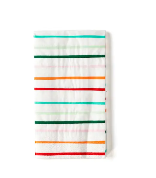 Multicolor Striped Guest Towels