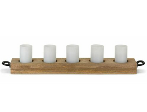 Wood Candle Holder - Large