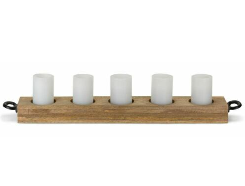 Wood Candle Holder - Large