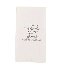 Comeback Tea Towel