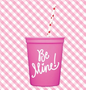 Pink Be Mine Kids Cups