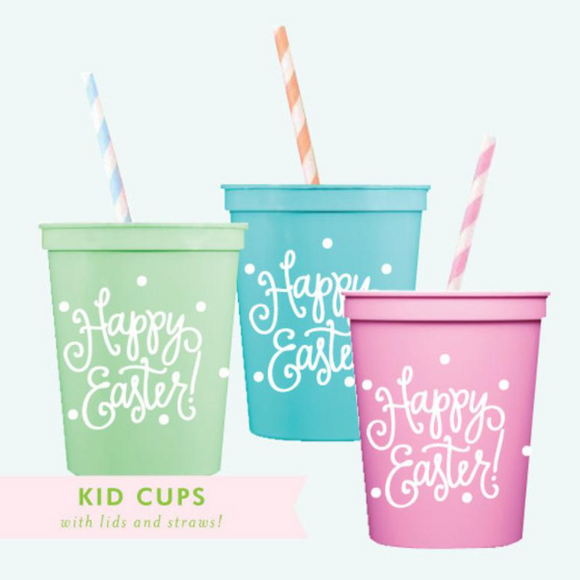 Happy Easter Kids Cups