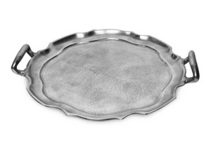 Texture Wavy Handle Tray