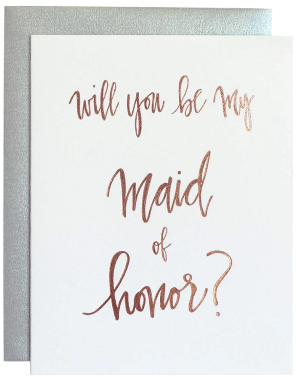 Will You Be My Maid of Honor Card