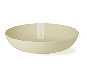 Botanical Bamboo Fiber Serving Bowl - Natural