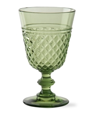 Villa Acrylic Wine Glass - Citron Green