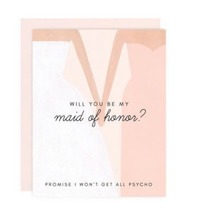 Be My Maid of Honor Card