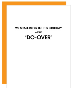 The 'Do-Over' Birthday Card