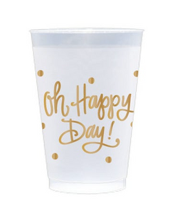 Oh Happy Day Shatterproof Cups