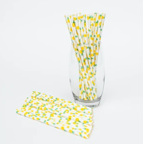 Paper Straws - Pineapples