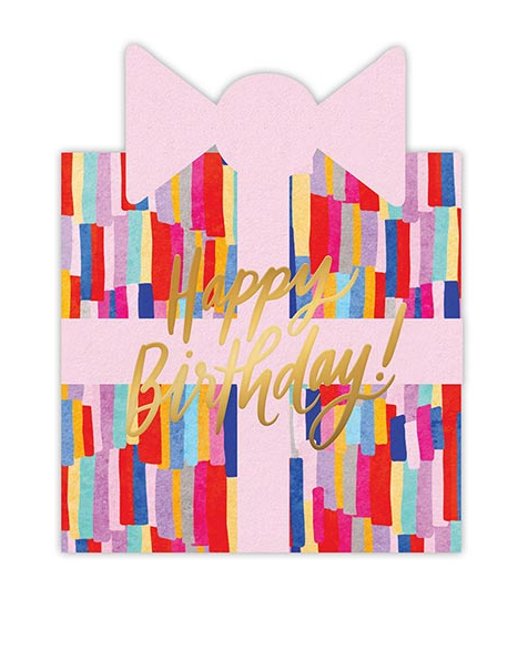 Happy Birthday Present Diecut Napkins