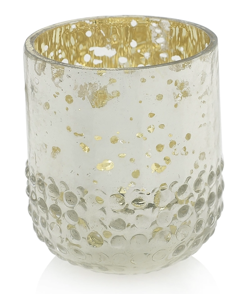 Array Cylinder Votive - Silver