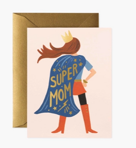 Super Mom Pink Card