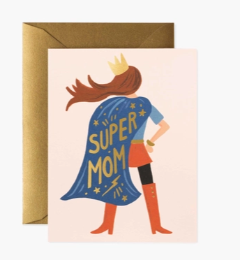 Super Mom Pink Card