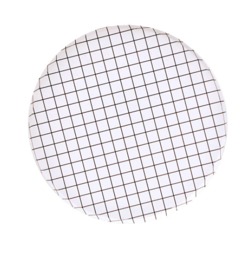 Black & White Checkered Side Plates