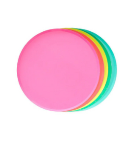 Multicolor Rainbow Dinner Plates