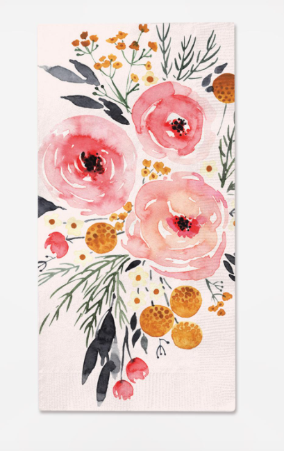 Blush Bouquet Guest Towels