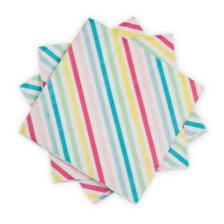 Sugar & Striped Dinner Napkins