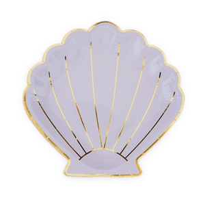 Shell Diecut Appetizer Plates