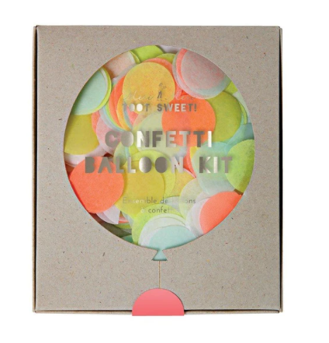 Neon Confetti Balloon Kit