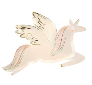 Winged Unicorn Diecut Plates